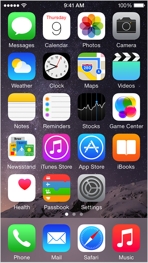 Email setup iOS